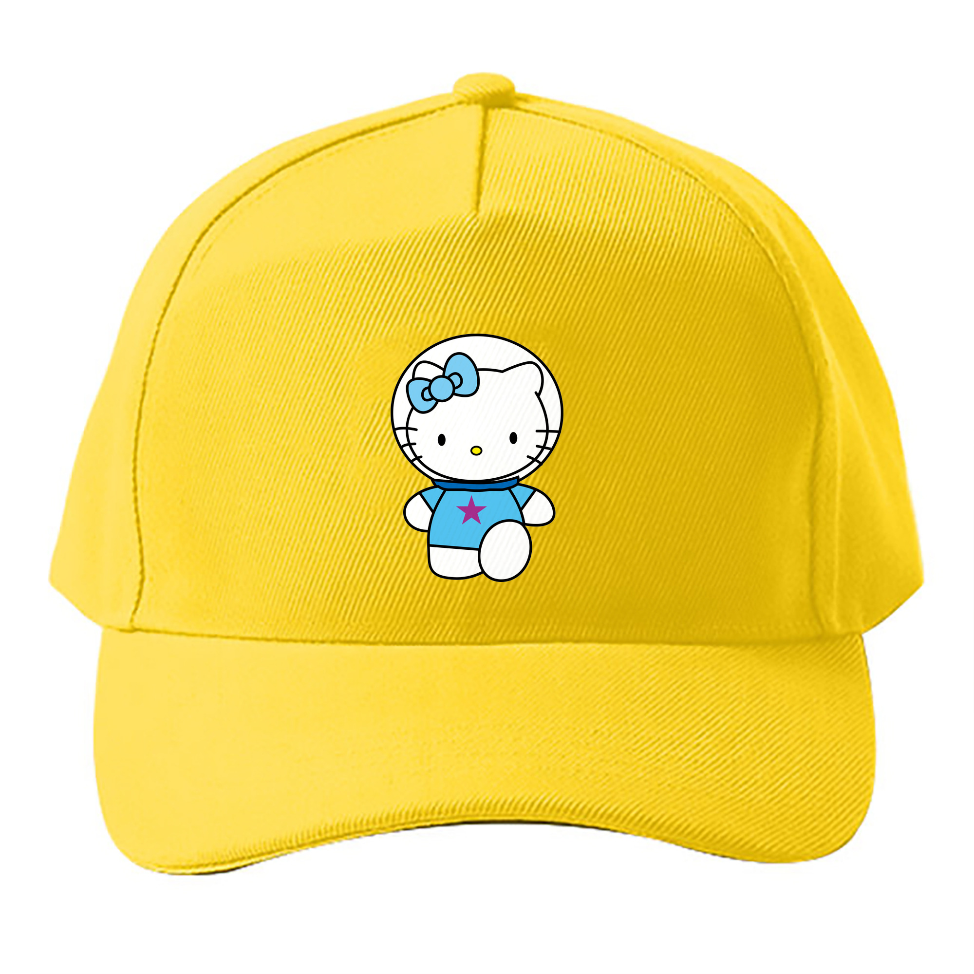 （画像用） Hello Kitty ハローキティ ベースボールキャップ 綿100％ 男女兼用 帽子 スポーツ